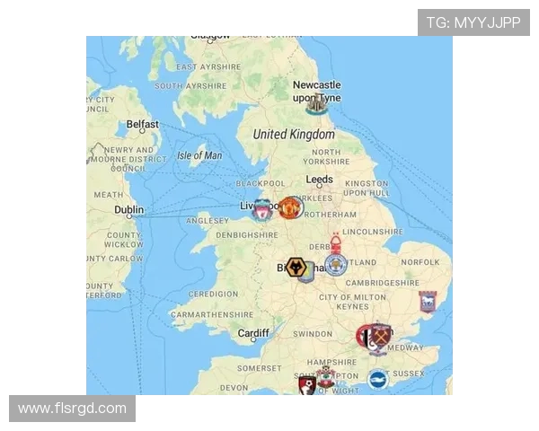 英超球队城市分布地图与地理方位分析 英超球队城市分布地图与地理方位分析